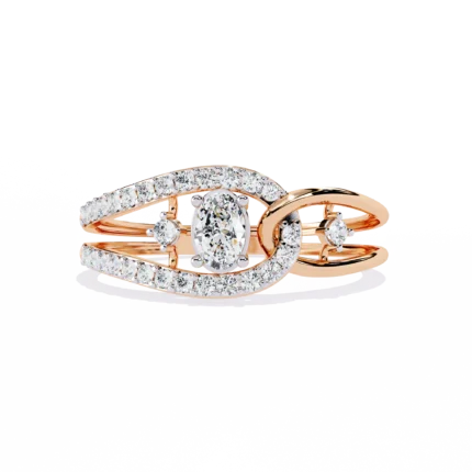 Golden Hour Oval Diamond Ring