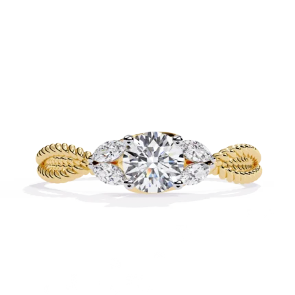Secret Garden Round Diamond Ring
