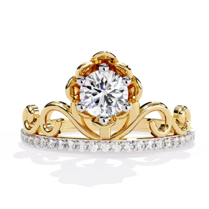 Eternal Crown Round Diamond Ring