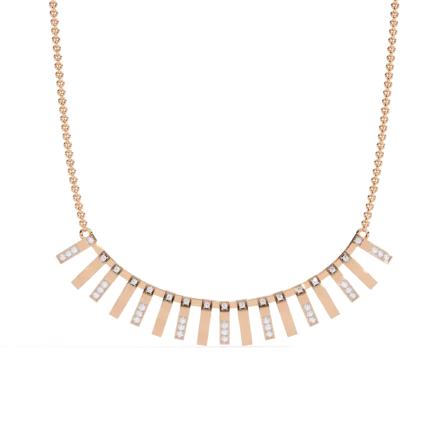 Radiant Round Diamond Necklace for Everyday Wear