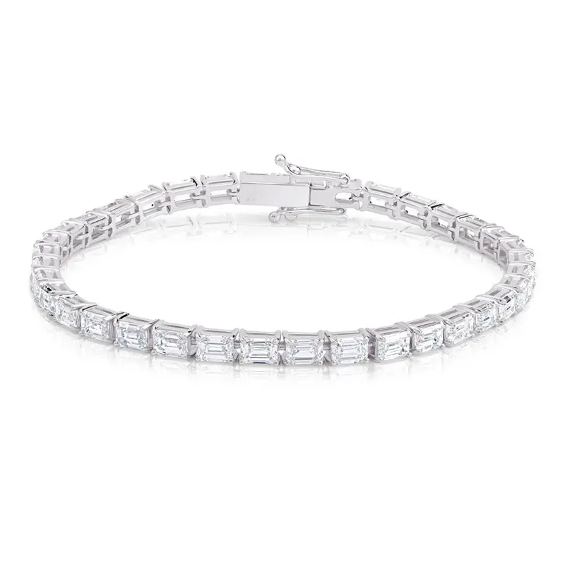 Emerald Cut Diamond Tennis Bracelet Emerald Cut Diamond Tennis Bracelet