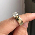 Round Cut Lab Grown Diamond Solitaire Ring