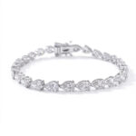 Pear Cut Diamond Tennis Bracelet