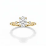 Oval Cut Lab Grown Diamond Solitaire Ring