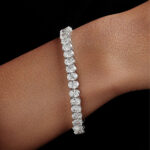 Oval Cut Diamond Eternity Tennis Bracelet
