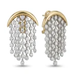 Diamond Fringe Chandelier Earrings