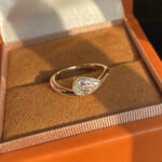 Pear Cut Lab Grown Diamond Bypass Ring