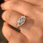 Marquise Cut Lab Grown Diamond Solitaire Ring