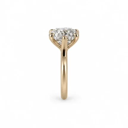 Oval Cut Lab Grown Diamond Solitaire Ring