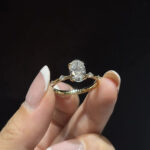 Oval Cut Lab Grown Diamond Solitaire Ring