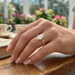 Oval Cut Lab Grown Diamond Solitaire Ring