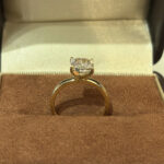 Cushion Cut Lab Grown Diamond Solitaire Ring