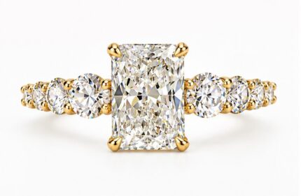 Radiant Cut Lab Diamond Ring