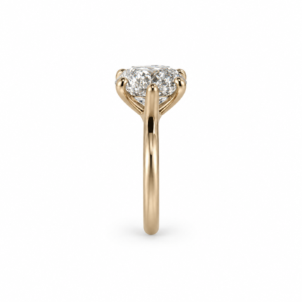 Oval Cut Lab Grown Diamond Solitaire Ring
