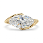Marquise Cut Lab Grown Diamond Solitaire Ring
