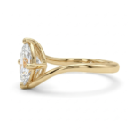 Marquise Cut Lab Grown Diamond Solitaire Ring
