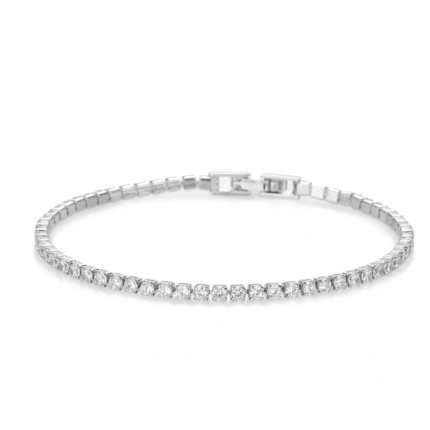 Round Cut Lab grown Diamond Tennis Bracelet