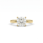 Cushion Cut Lab Grown Diamond Solitaire Ring