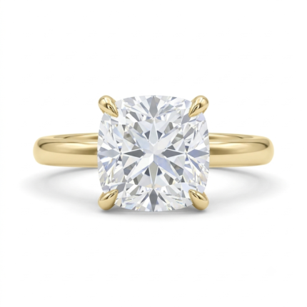 Princess Cut Lab Grown Diamond Solitaire Ring
