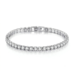 Box Set Round Diamond Bracelet