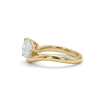 Pear Cut Lab Grown Diamond Bypass Ring