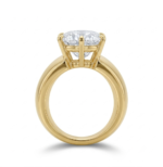 Round Cut Lab Grown Diamond Solitaire Ring