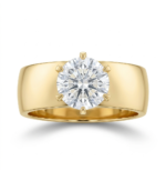 Round Cut Lab Grown Diamond Solitaire Ring