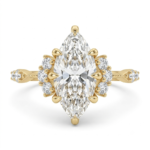 Marquise Cut Lab Grown Diamond Solitaire Ring