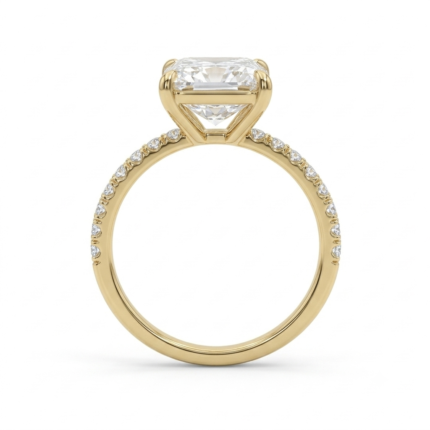 Radiant Cut Lab Grown Diamond Solitaire Ring