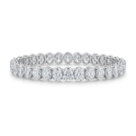 Oval Cut Diamond Eternity Tennis Bracelet
