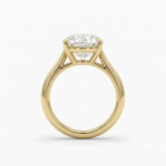 Pear Cut Lab Grown Diamond Solitaire Ring