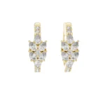 Petal Cluster Huggie Earrings