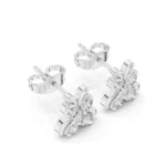 Butterfly Diamond Stud Earrings