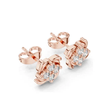 Swirl Cluster Stud