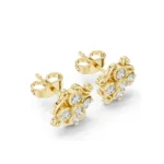 Floral Scroll Stud