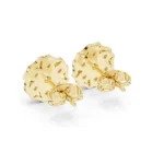 Floral Diamond Stud Earrings