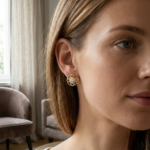 Mandala Diamond Stud