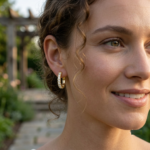 Diamond Huggie Earrings