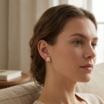Butterfly Diamond Stud Earrings